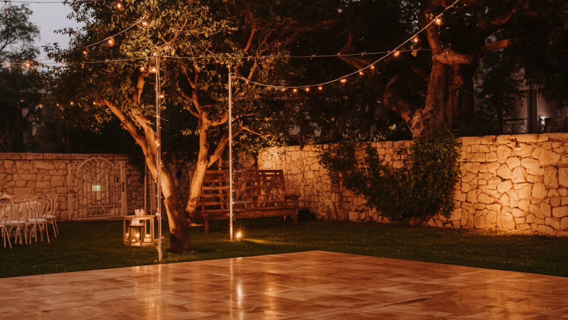 Pista LED iluminada